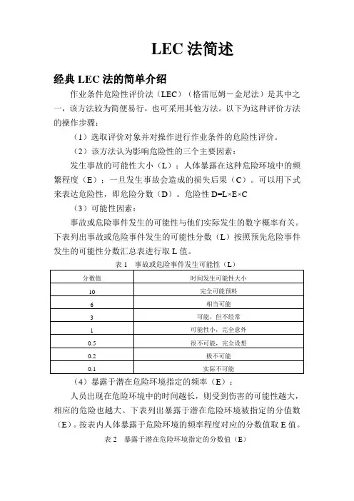 LEC法简述