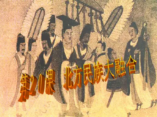 七年级历史上册_第20课北方民族大融合ppt课件新人教版课件