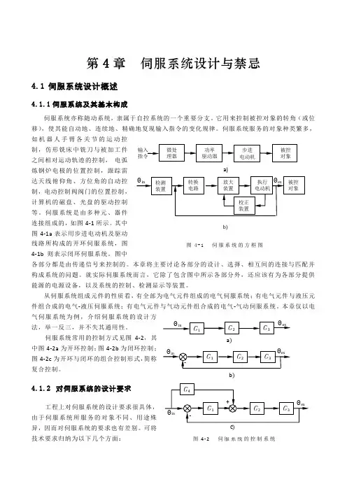 第4章伺服系统设计与禁忌