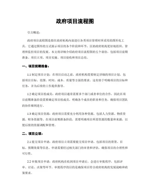 政府项目流程图