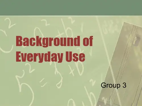 everyday use