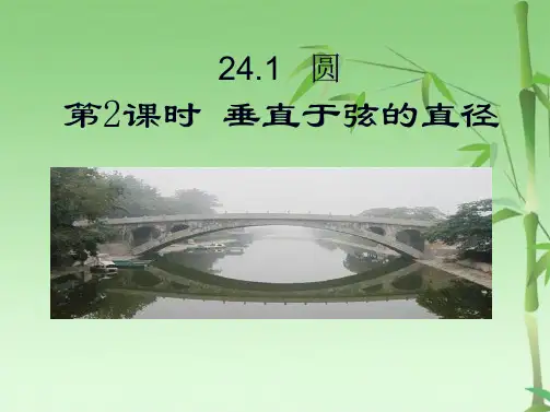 第课时 垂直于弦的直径(共26张PPT)