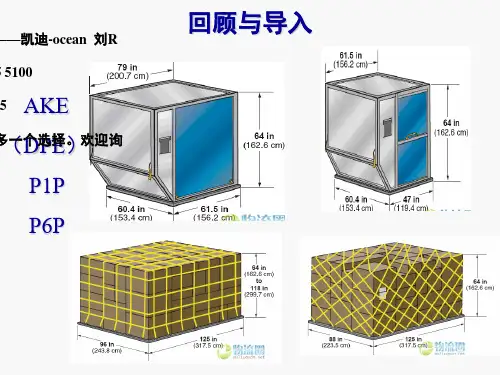 航空货运运费讲解