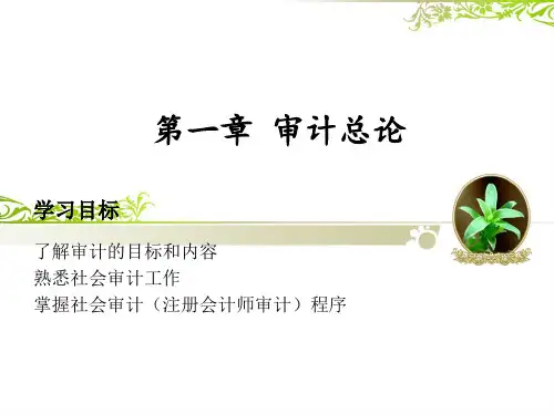 第一章 审计总论