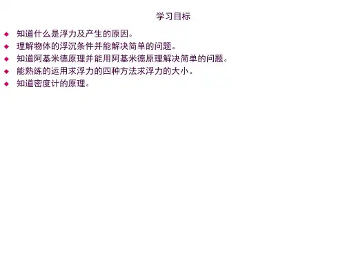 初中物理《浮力》ppt课件