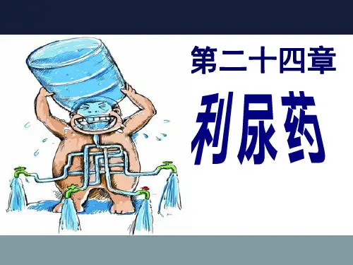 第二十四章 利尿药和脱水药