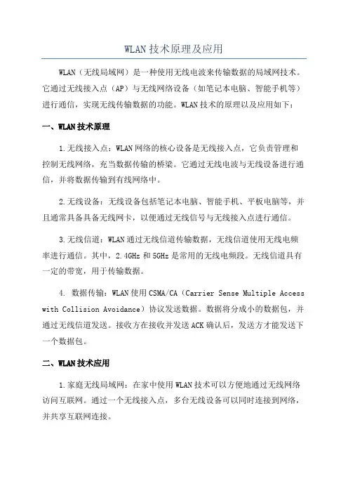 WLAN技术原理及应用