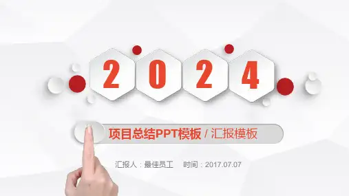 项目建设汇报项目总结PPT