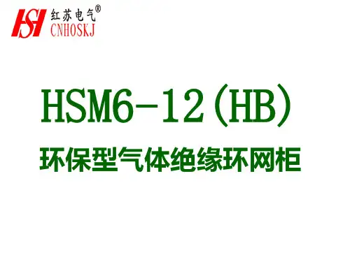 环保气体绝缘环网柜说明书