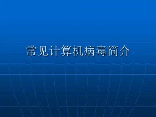 五大计算机病毒简介