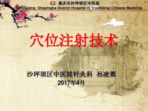 中医适宜技术--穴位注射 (1)