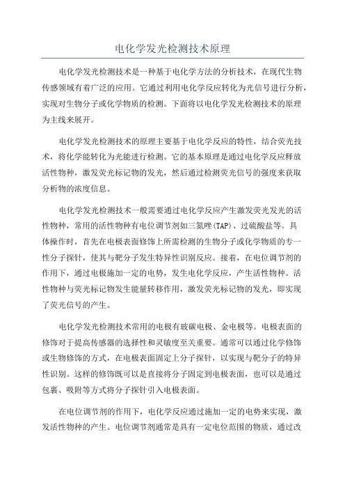电化学发光检测技术原理
