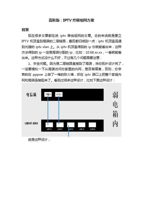 高阶版：IPTV终极组网方案