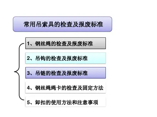 常用吊索具报废标准-14