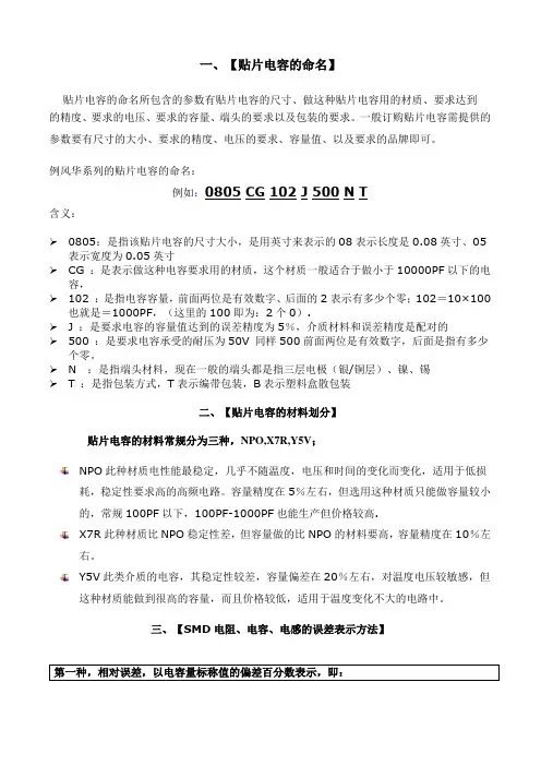 SMD元件封装公制、英制、尺寸