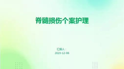 脊髓损伤个案护理