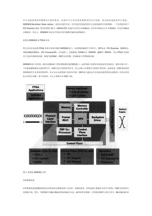 SERDES的FPGA实现
