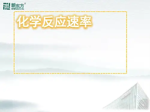 化学反应速率精品ppt(图片)