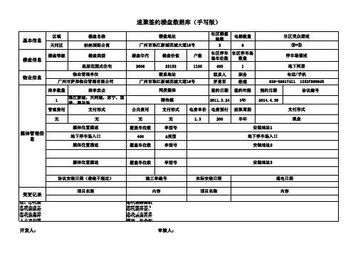 数据库(柏林国际公寓)
