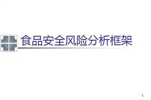 食品安全风险分析框架