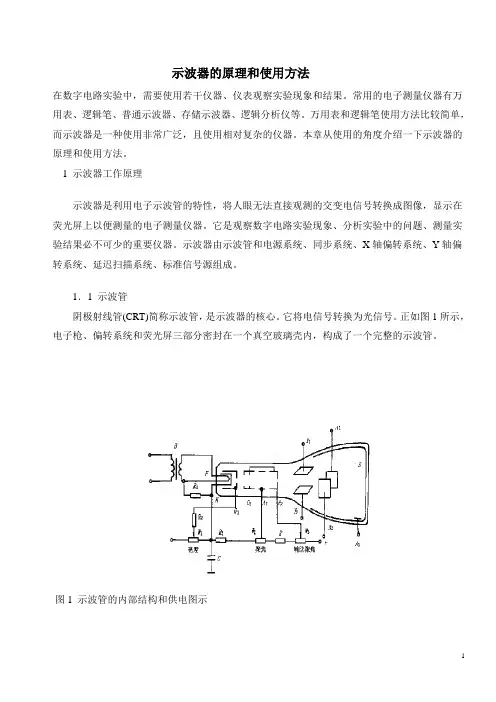 示波器、万用表的原理和使用方法