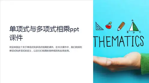 单项式与多项式相乘课件
