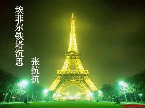 《埃菲尔铁塔沉思》课件