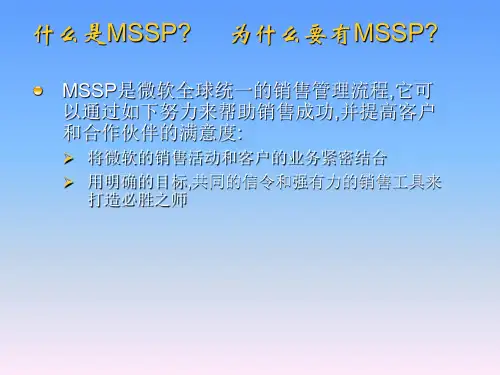 微软解决方案销售培训