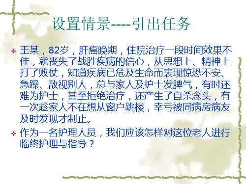 临终老年人的护理.ppt