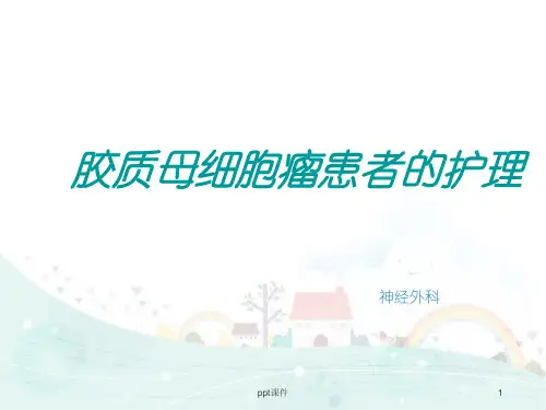 胶质母细胞瘤患者的护理【神经外科】 ppt课件【43页】