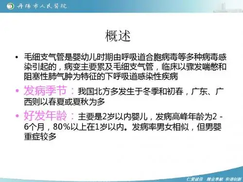毛细支气管炎护理查房