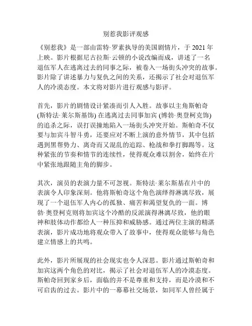 别惹我影评观感