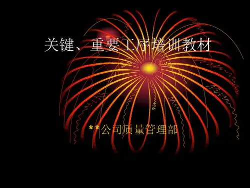 《关键工序培训教材》PPT课件