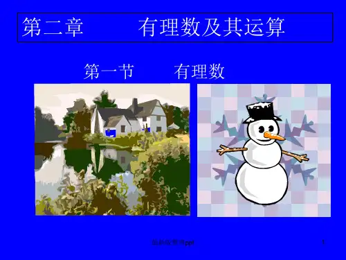 七年级数学上册第二章第一节有理数ppt课件