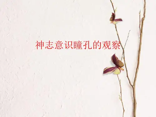 神志意识瞳孔的观察