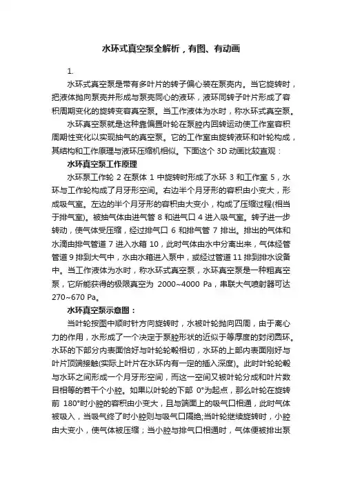 水环式真空泵全解析，有图、有动画