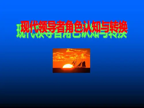 领导角色ppt课件