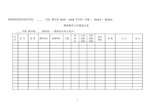 教师教学工作量统计表.docx