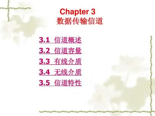 CH3Y 数据传输信道