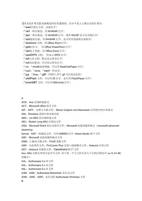 文件打开方式