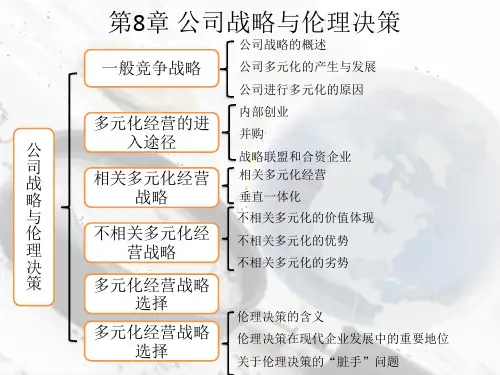 第8章 公司战略与伦理决策