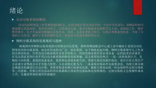 物料自动分拣系统毕业答辩ppt课件