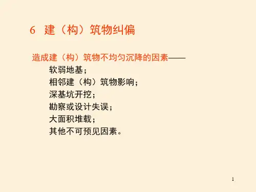 地基处理及建筑纠偏与平移