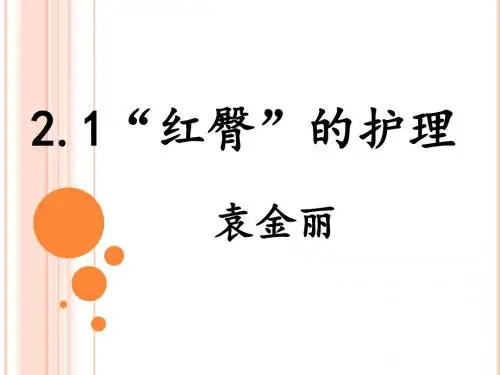 2.1 红臀护理