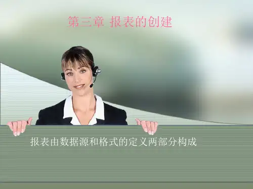 第三章 vfp6.0报表的创建