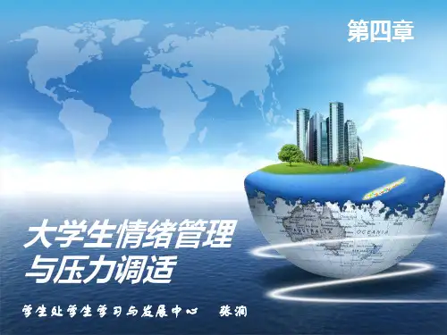 大学生情绪管理与压力调试 PPT课件