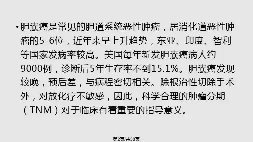 胆囊癌解读学习