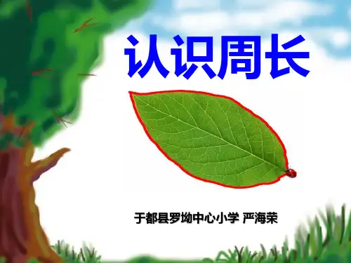 新人教版三年级《周长的认识》PPT课件
