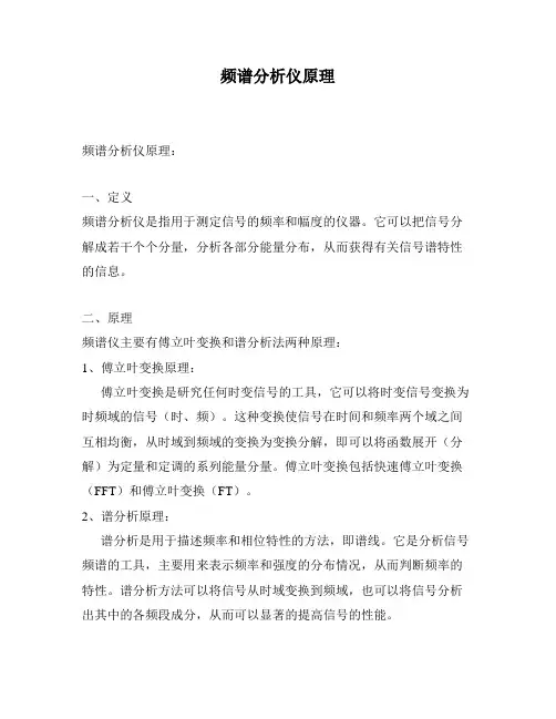 频谱分析仪原理