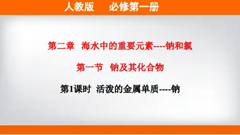 活泼的金属单质ppt课件
